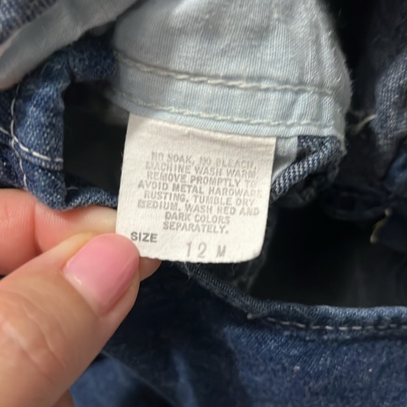 Vintage Osh Kosh B’Gosh overalls size 12 m - Picture 7 of 8